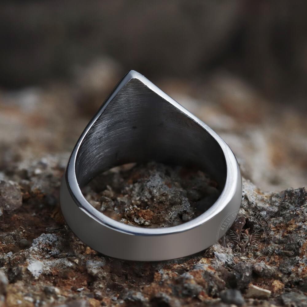 Valknut Stainless Steel Viking Ring