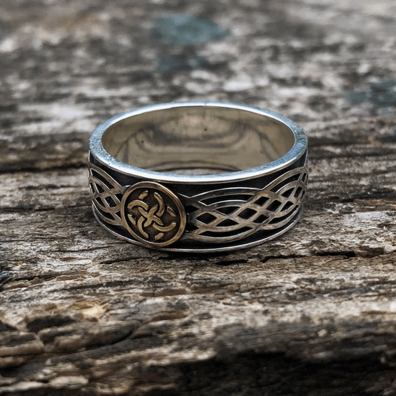 Celtic Amulet Sterling Silver Viking Ring