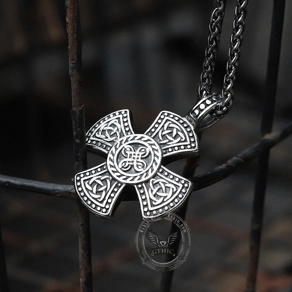 Celtic Knots Stainless Steel Viking Pendant