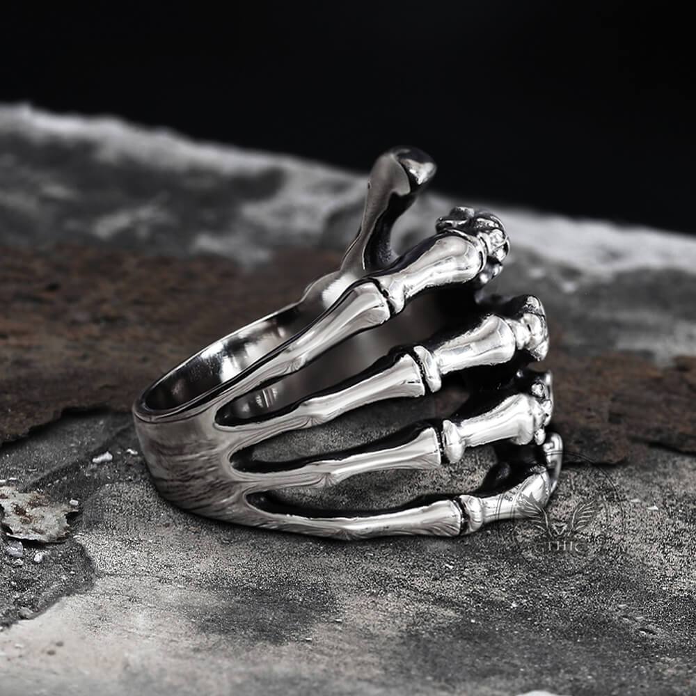 Claw Stainless Steel Skull Ring