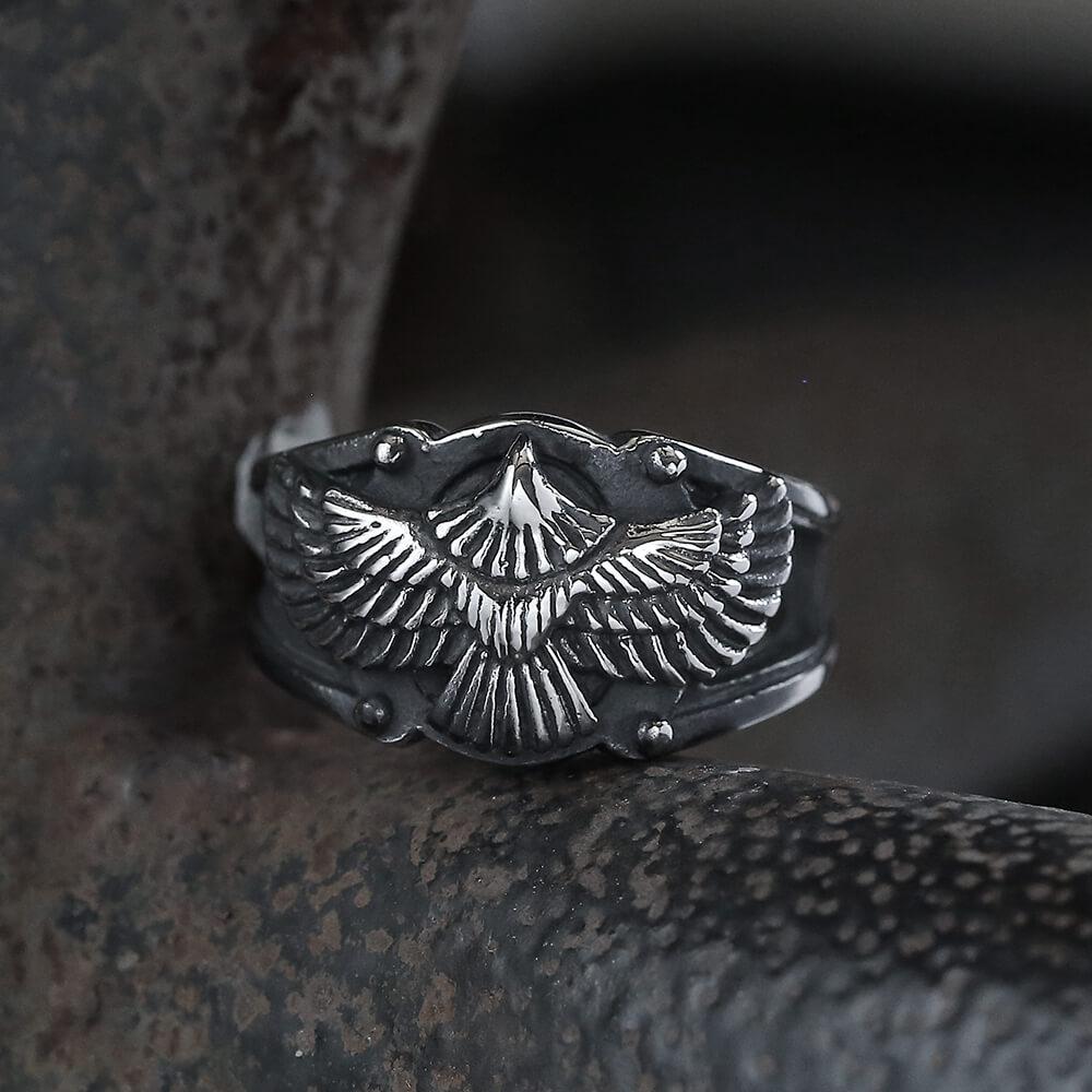 Goshawk Stainless Steel Ring
