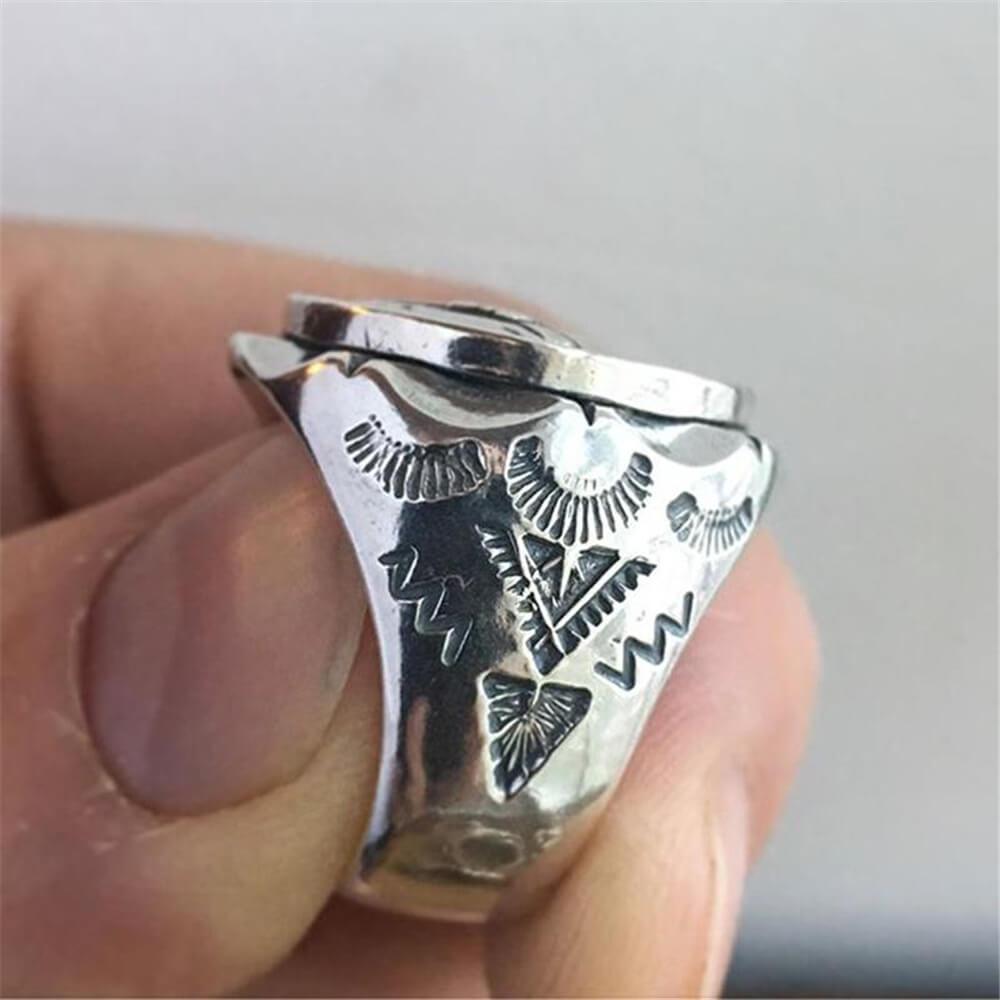 1936 Hobo Nickels Liberty Stainless Steel Skull Ring
