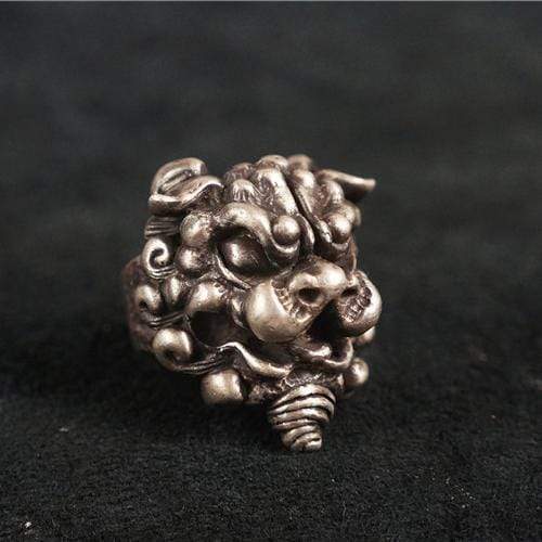 Lion Sterling Silver Beast Ring