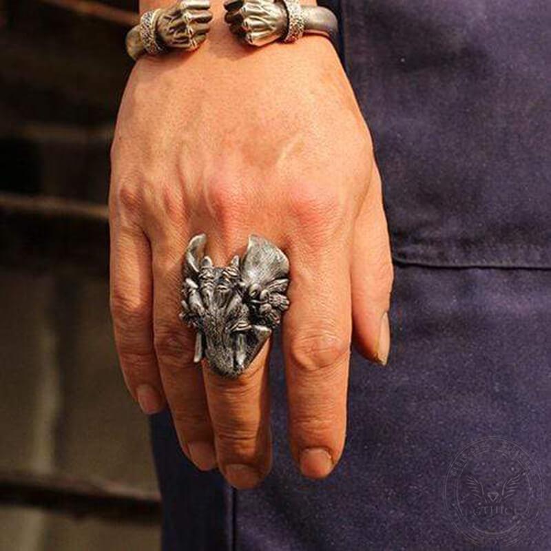 Elephant Sterling Silver Beast Ring
