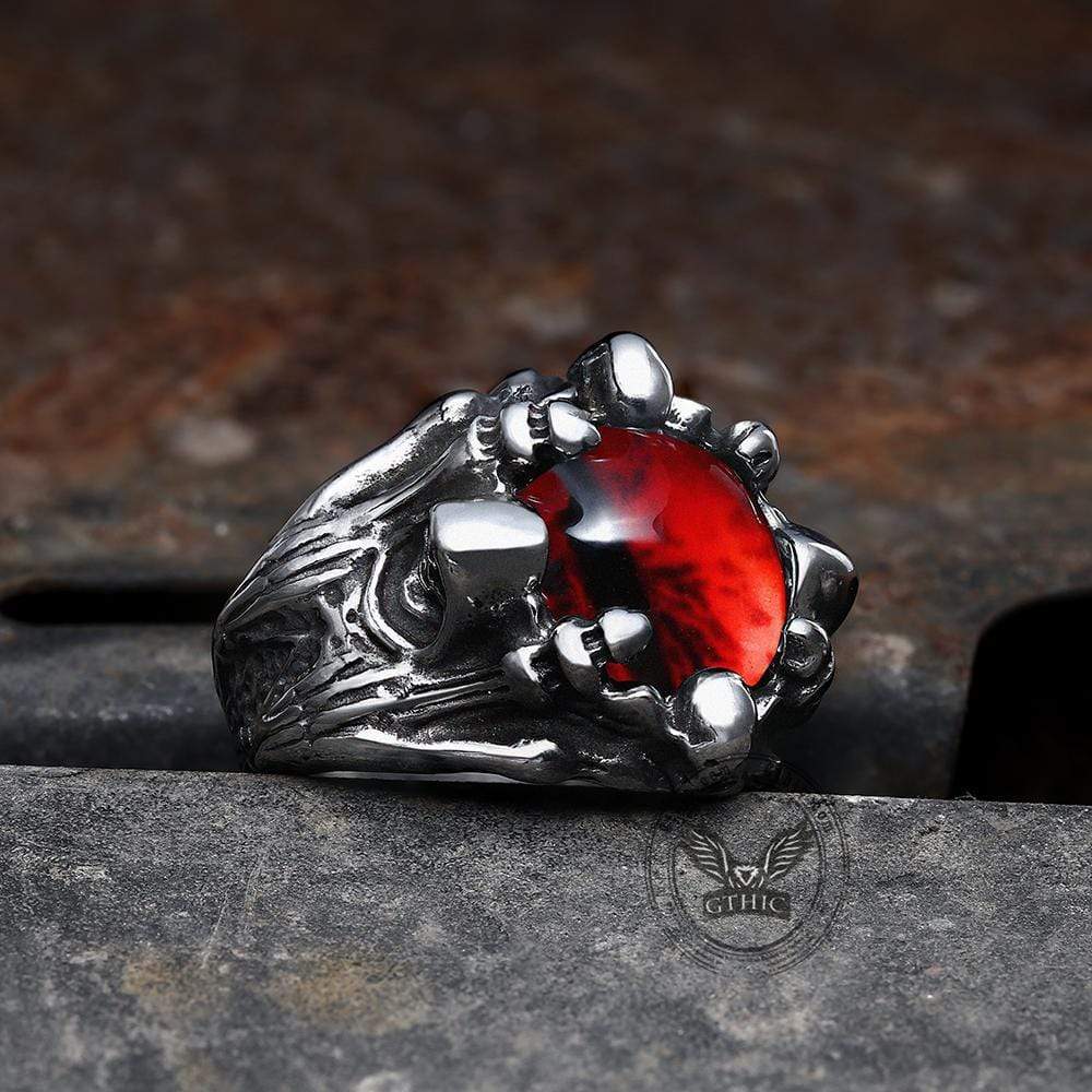 Eye Of Sauron Stainless Steel Ring