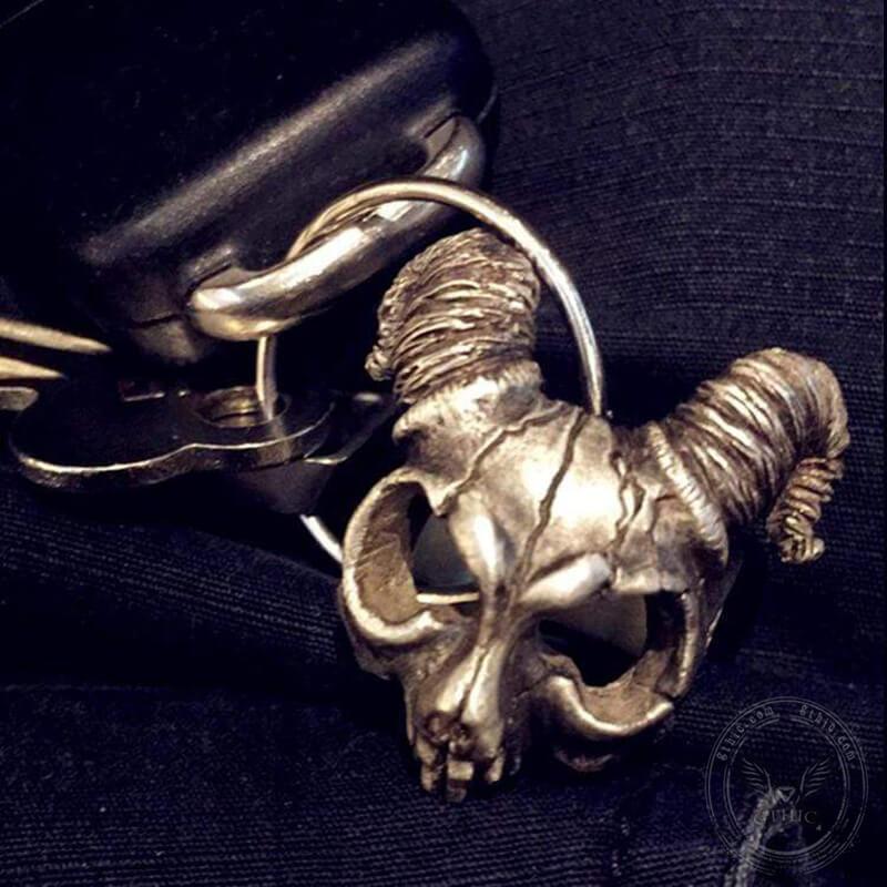 Pan's Labyrinth Sterling Silver Skull Ring