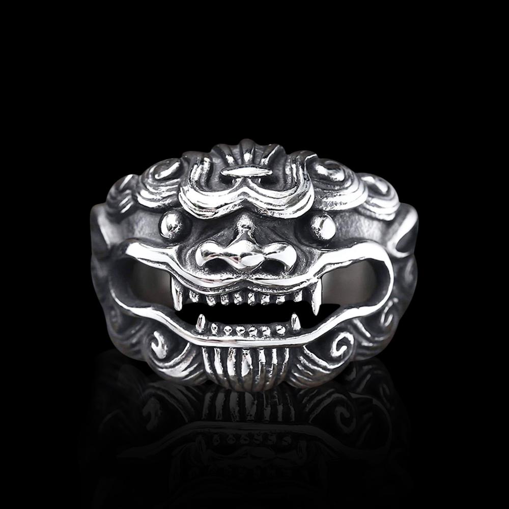 Japanese Demon Stainless Steel Beast Ring