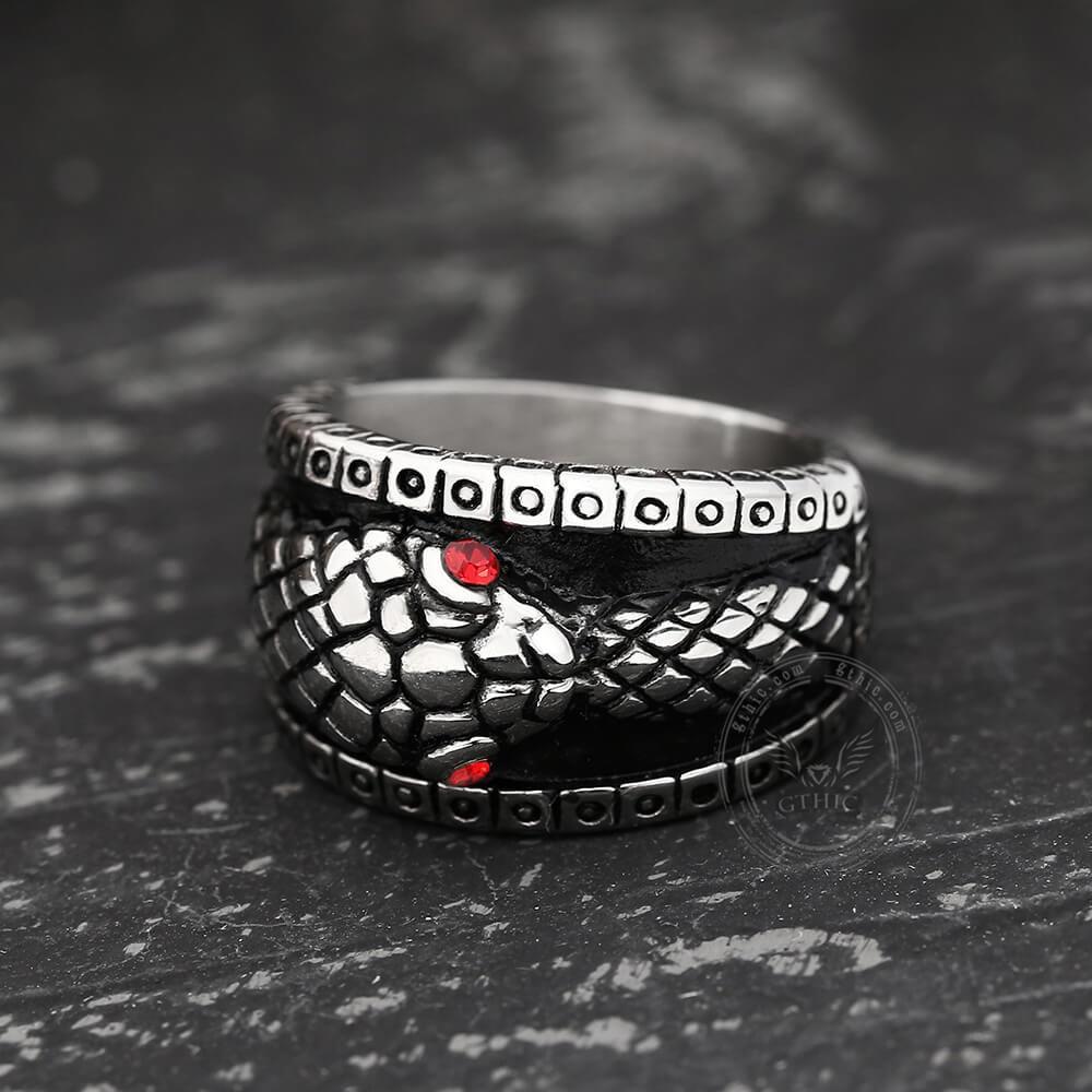 Ouroboros Stainless Steel Mythology Ring