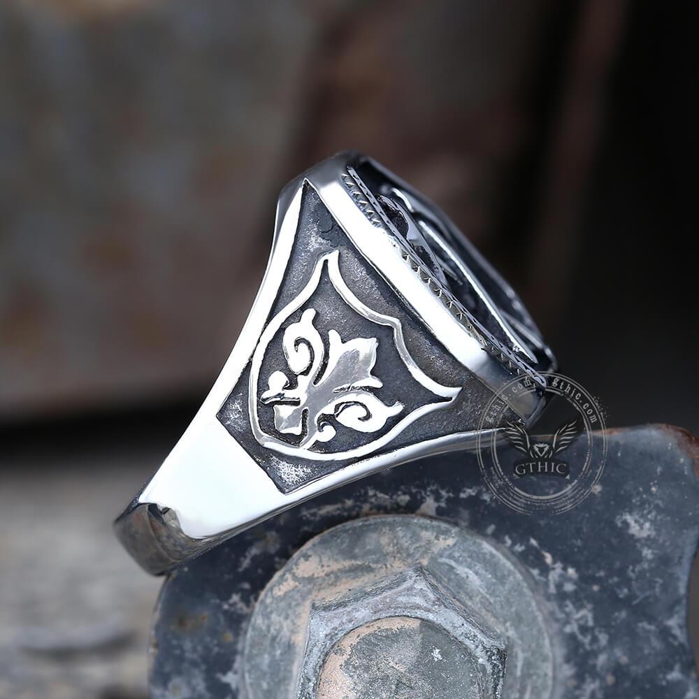 Viking Axe Stainless Steel Ring