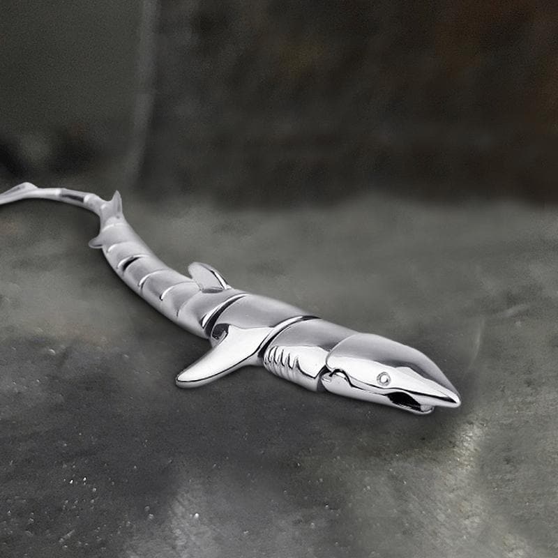 Great White Shark Stainless Steel Bracelet