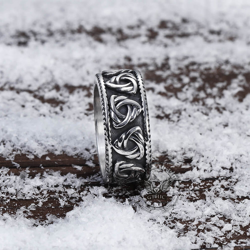 Triquetra Mammen Stainless Steel Ring