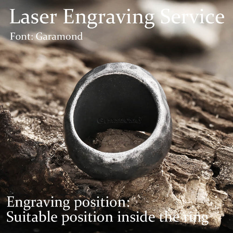 Vegvisir Magic Compass Stainless Steel Viking Ring